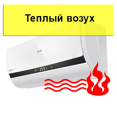 Подача теплого воздуха